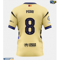 Moški Nogometni dresi Barcelona Pedri Gonzalez #8 Gostujoči 2025-26 Kratek Rokav